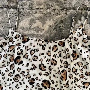 Anthropologie Corey Lynn Calter Arabella Leopard midi dress animal no belt small